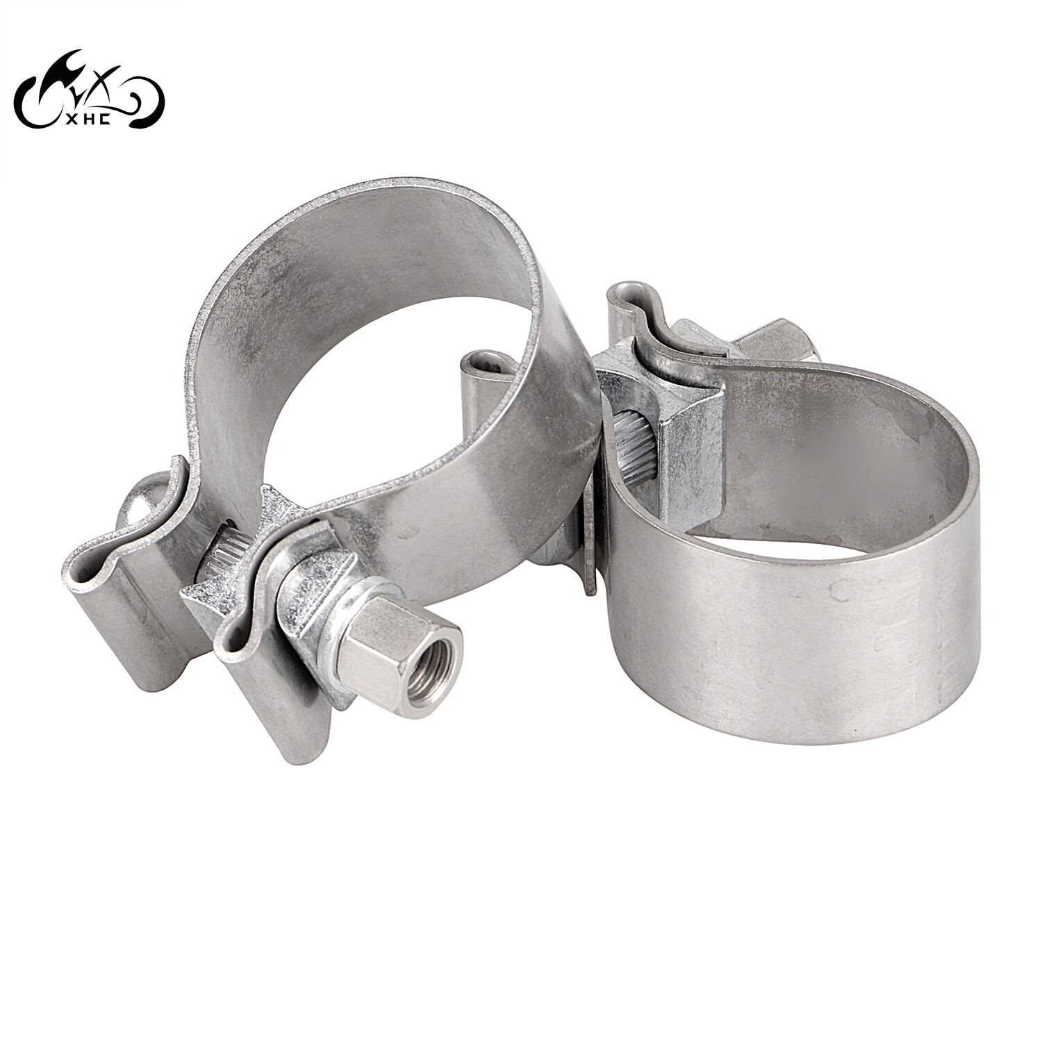 2x 1.75″ Exhaust Clamp on Headers For Harley Touring Road King Glide Ultra FLTRU