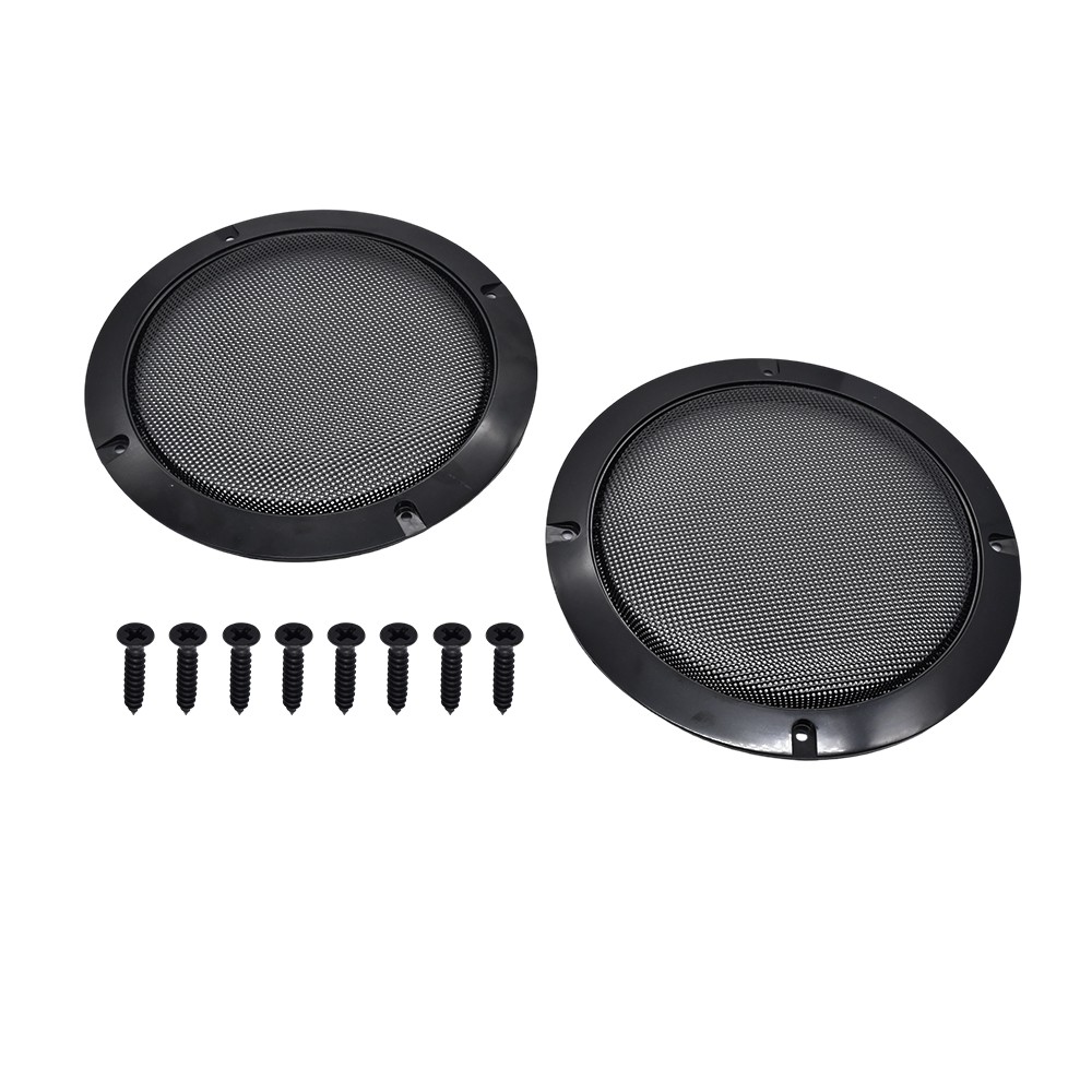 2x 6.5″ Lower Leg Vented Fairing Speaker Cover Mesh Grills for Harley-Davidson