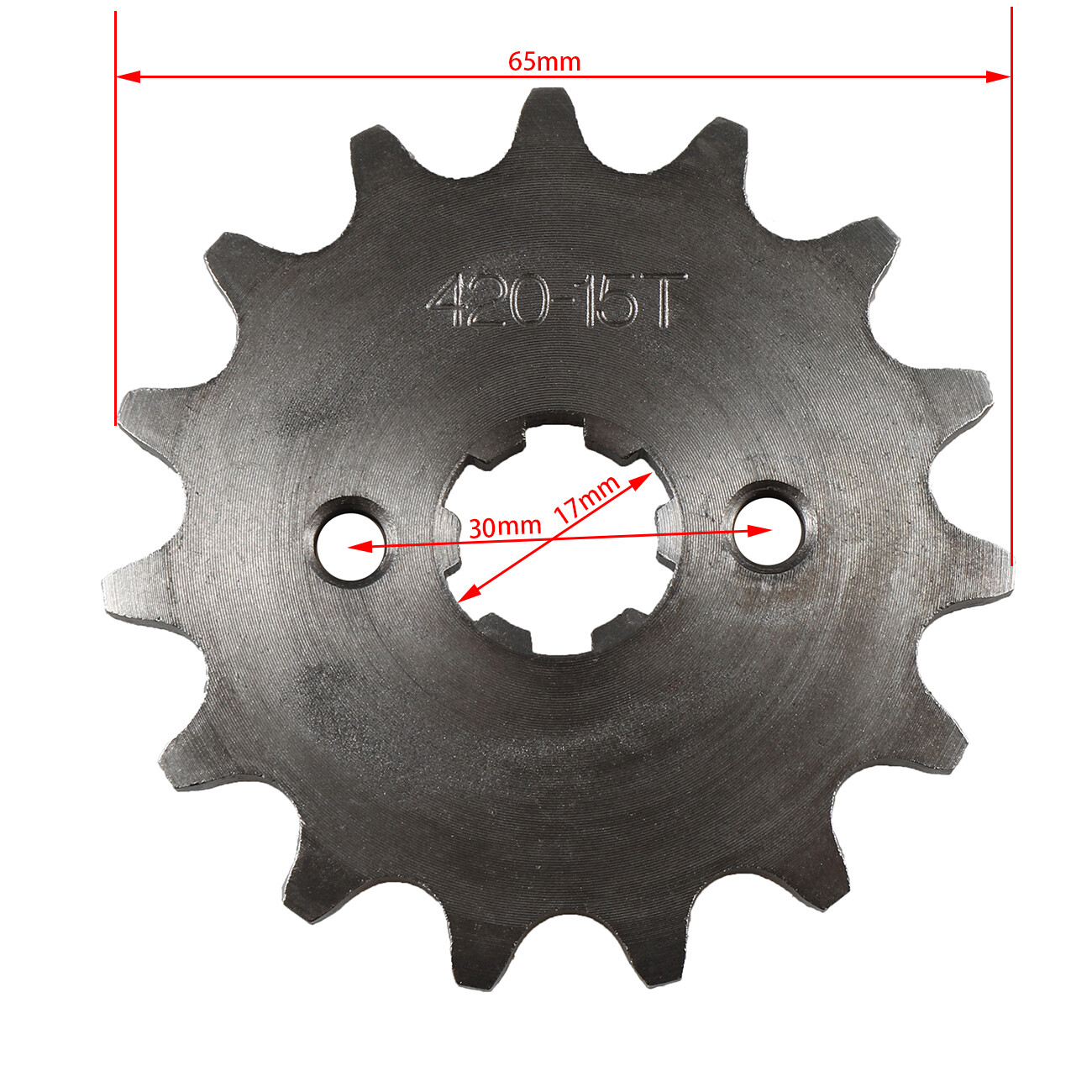 420 15 Tooth Teeth 17mm Front Engine Sprocket For 110 125 140 cc Pit Dirt Bike