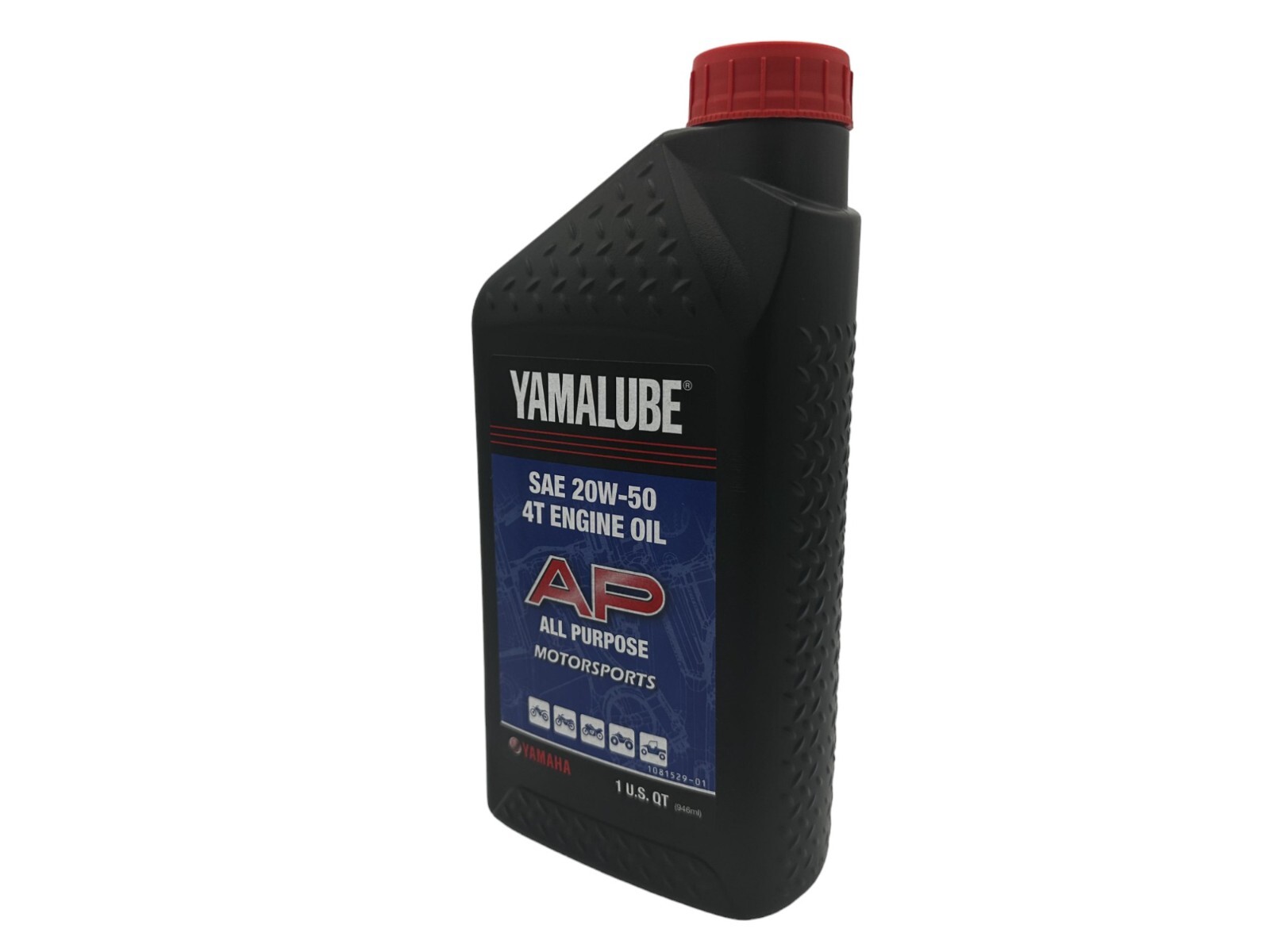 Yamaha Genuine OEM SAE 10W-40 4T Engine Oil LUB-10W40-AP-12 – 2 Pack