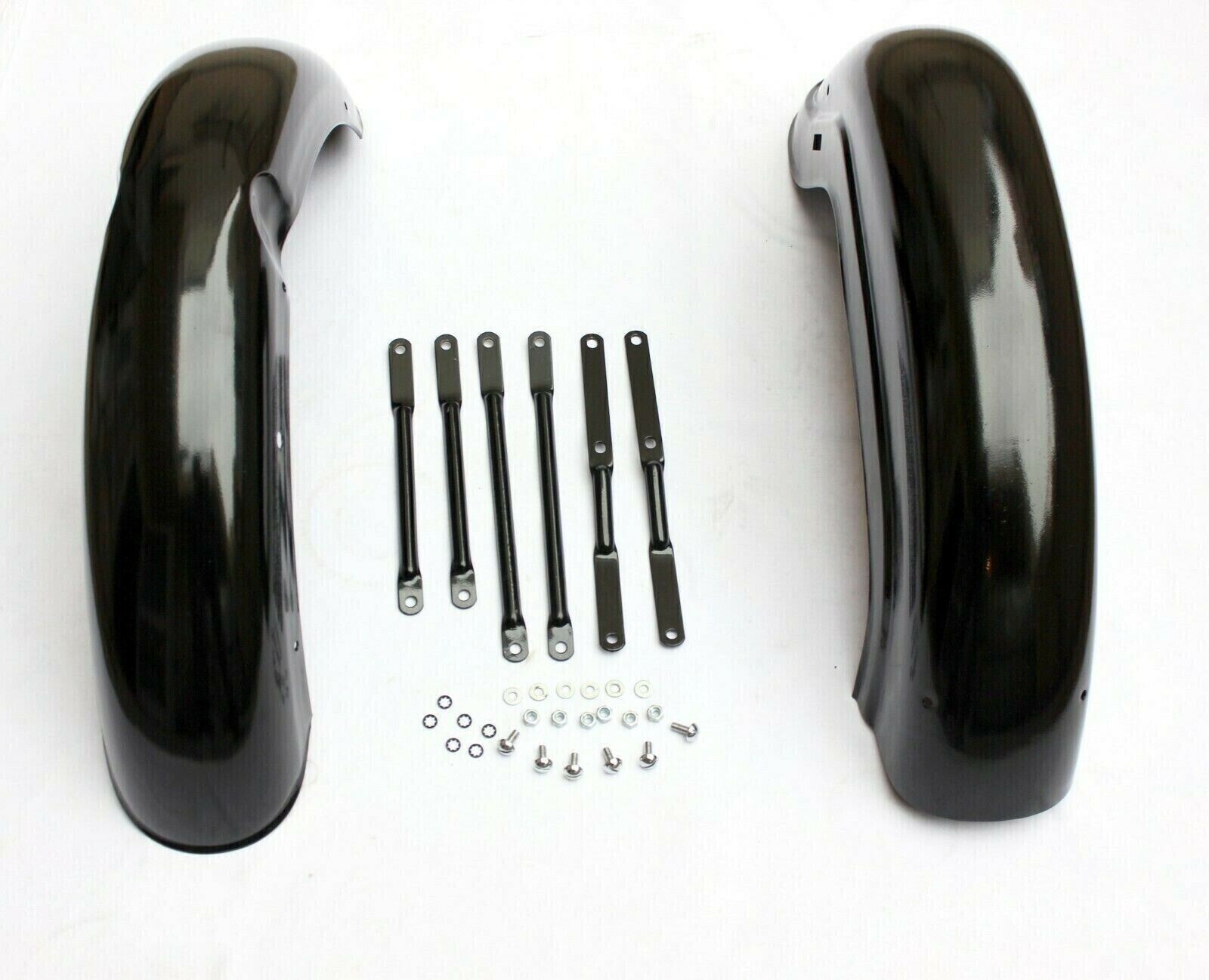 Front & Rear Mudguard Fender Bumper Set Fit For Royal Enfield Bullet 350cc