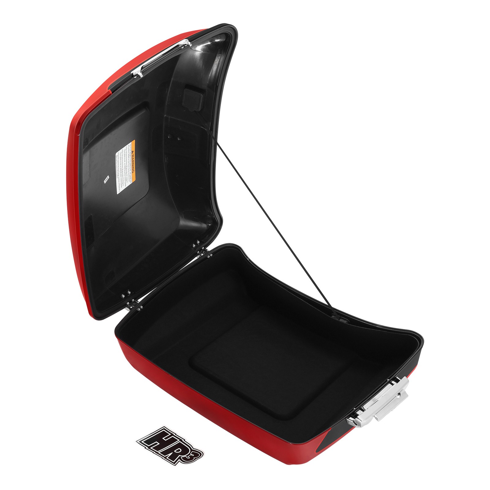 Chopped Trunk Pad Mount Fit For Harley Touring 14-26 25 Billiard Red/Vivid Black