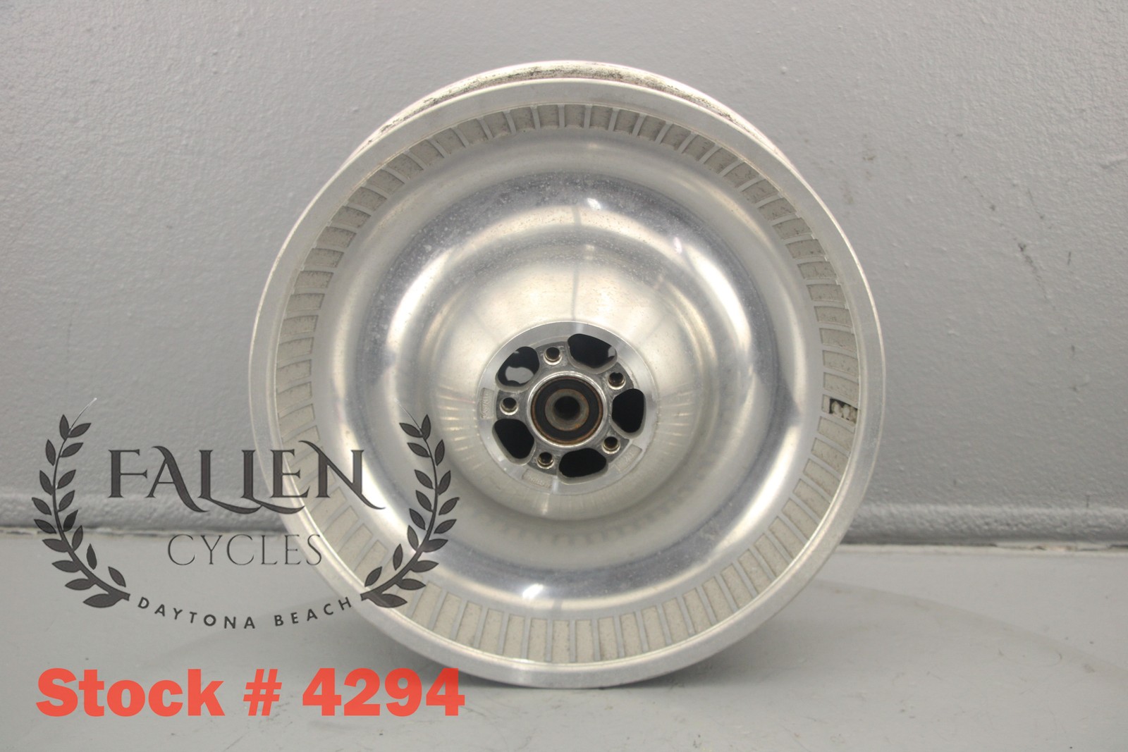 2006 Harley Softail Deuce 17″ x 4.5″ Back Rear Wheel Rim 3/4″ DISK #4294