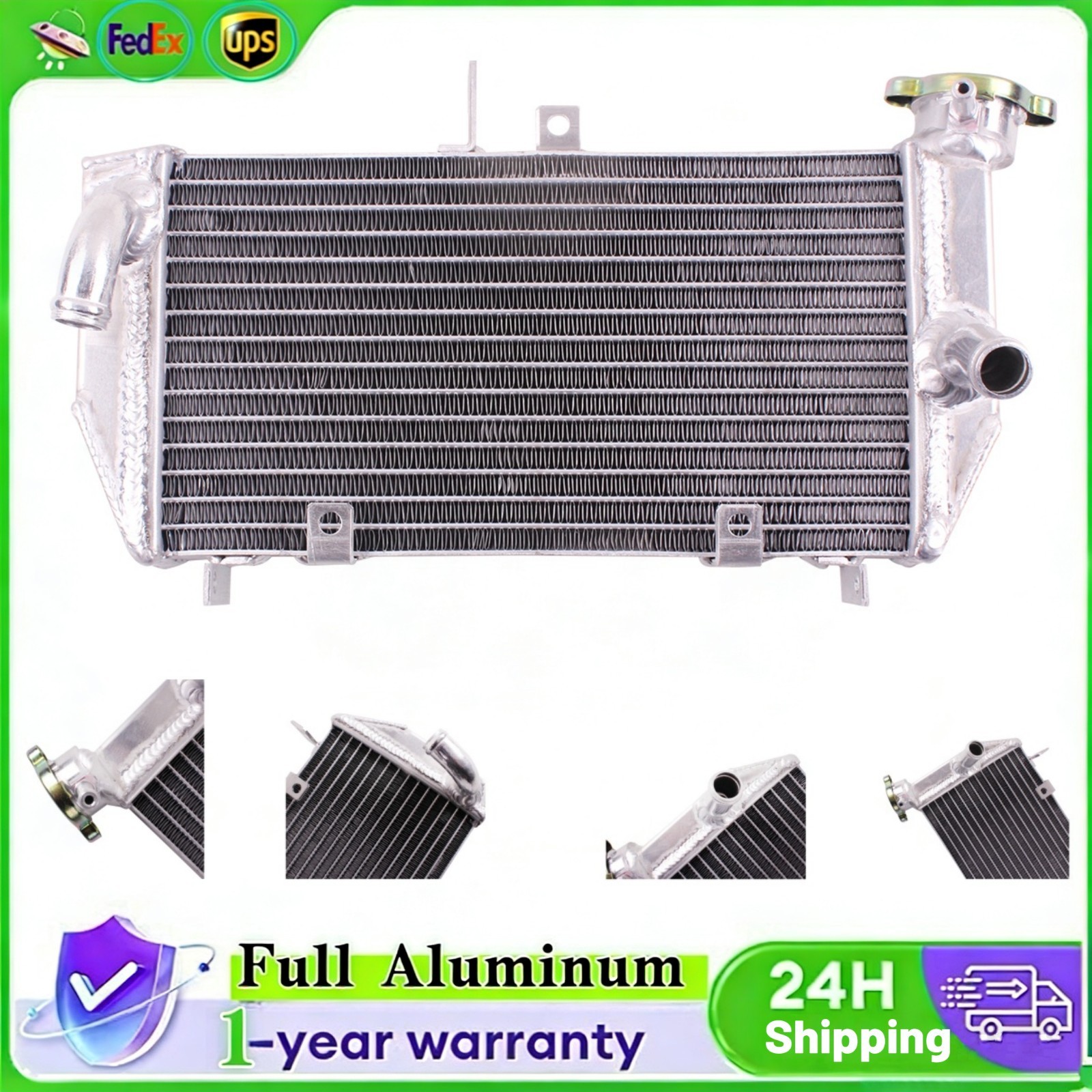 All Aluminum Radiator For Yamaha YZF R3 2021 2020 2019 2018 2017 2016 2015-2024