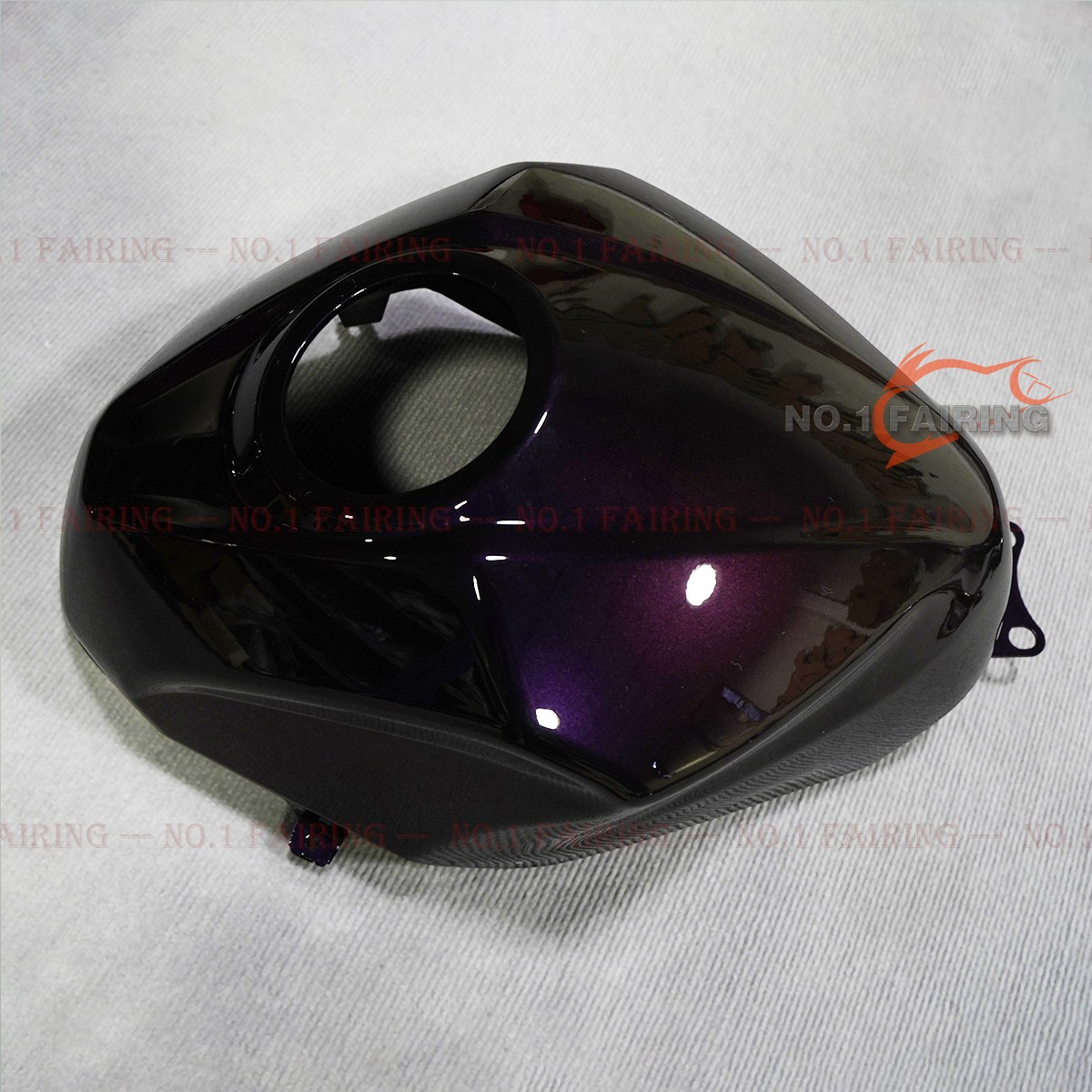Dark Purple-Gold Chameleon Fairings Kit For Kawasaki Ninja 500 2024-2025 EX500
