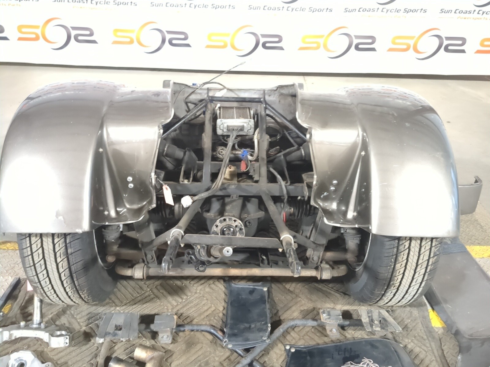 07-10 Honda Goldwing GL 1800 Rear Motor Trike Gladiator Body Chassis Kit
