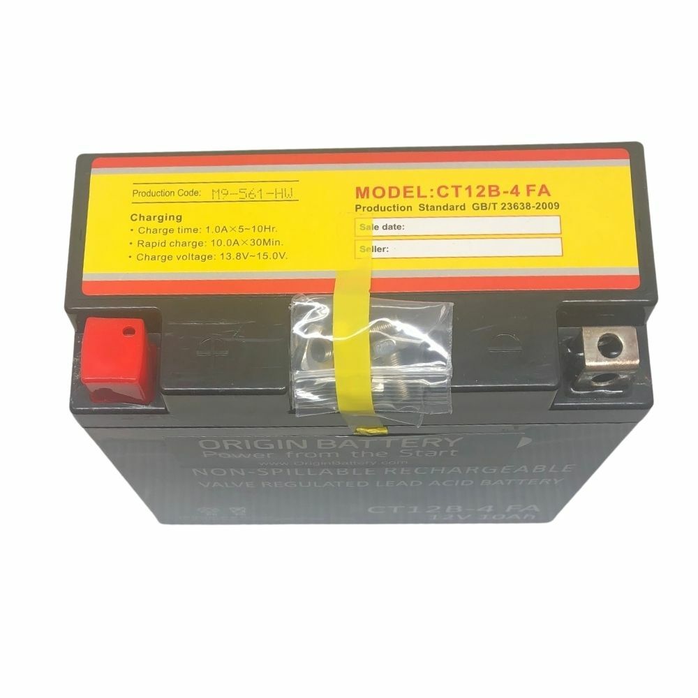 Interstate YT12B-BS Battery Replacement – Sealed AGM w/1 Year Warranty