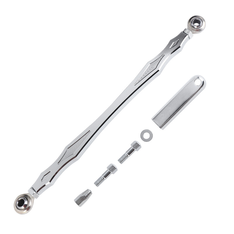 Gear Shift Linkage Shifter Link Chrome For Harley Touring Street Glide Softail