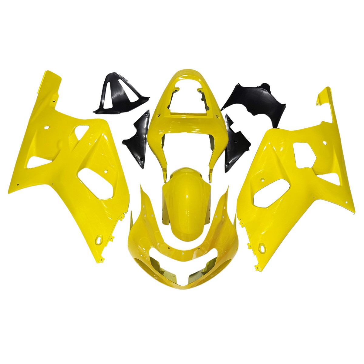 Fairing Kit Bodywork for Suzuki GSXR600 GSXR750 K1 2000-2003 Fairings Yellow