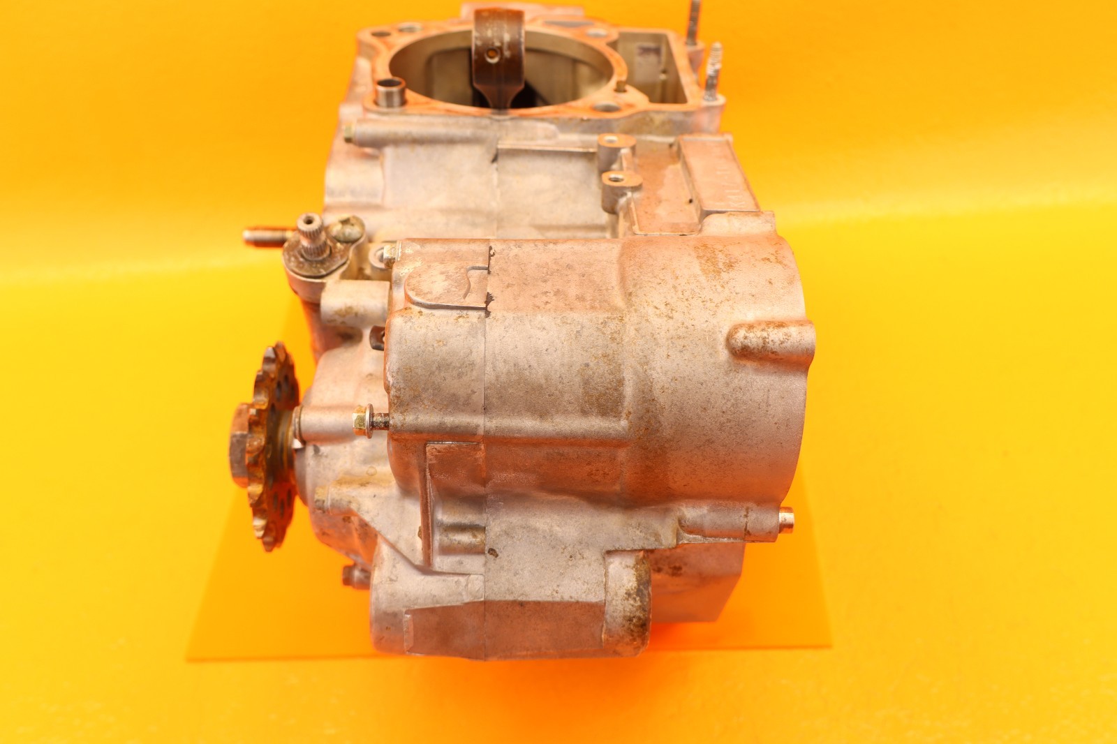 2000 – 2004 Suzuki DR-Z400E Bottom End Engine Crank Cases Transmission Assembly