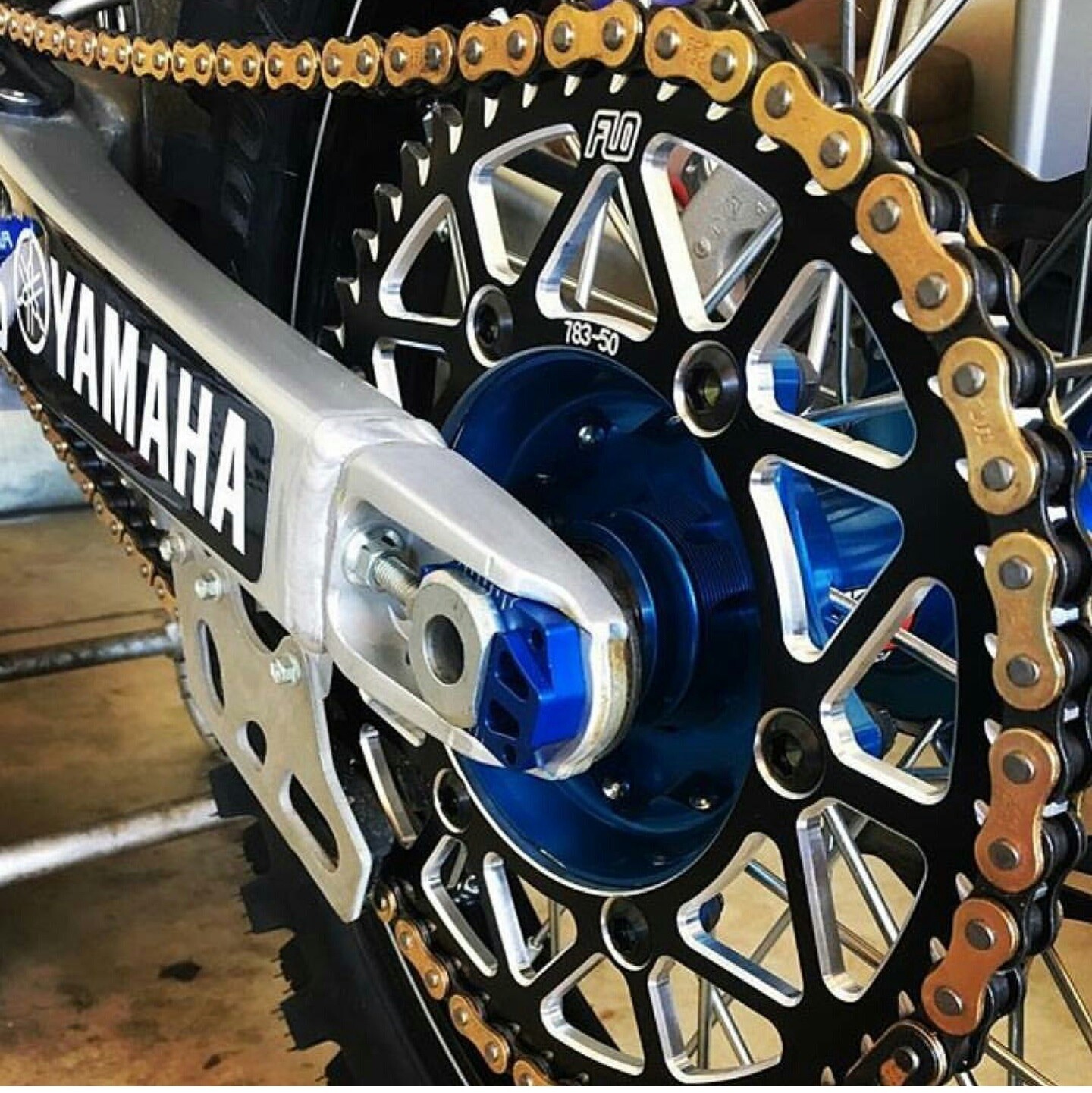KTM Sprocket Set / Chain Combo Kit Gold Motocross Dirtbike 48T/13T
