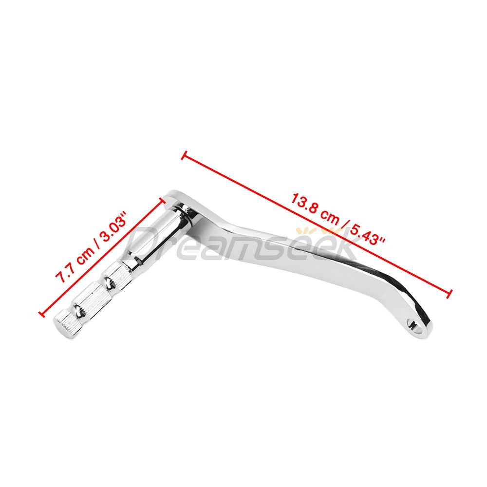 Extended Shifter Rod Shift Lever Arm for Harley Softail Fat Boy 18-23 CNC Chrome