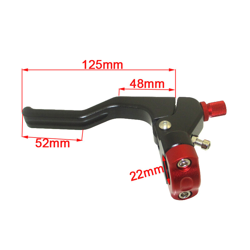 7/8″ Handle Easy Pull Stunt Cable Clutch Lever For Dirt Bike Street Motorcycle