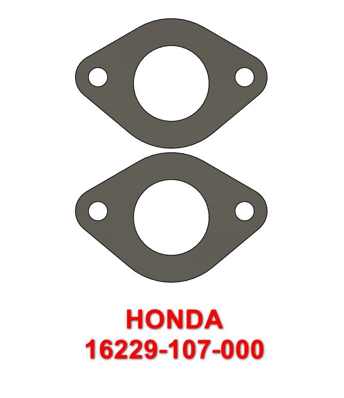 2pcs – HONDA 16229-107-306 CB100 CB125 SL CARBURETOR INSULATOR GASKET -USA Made