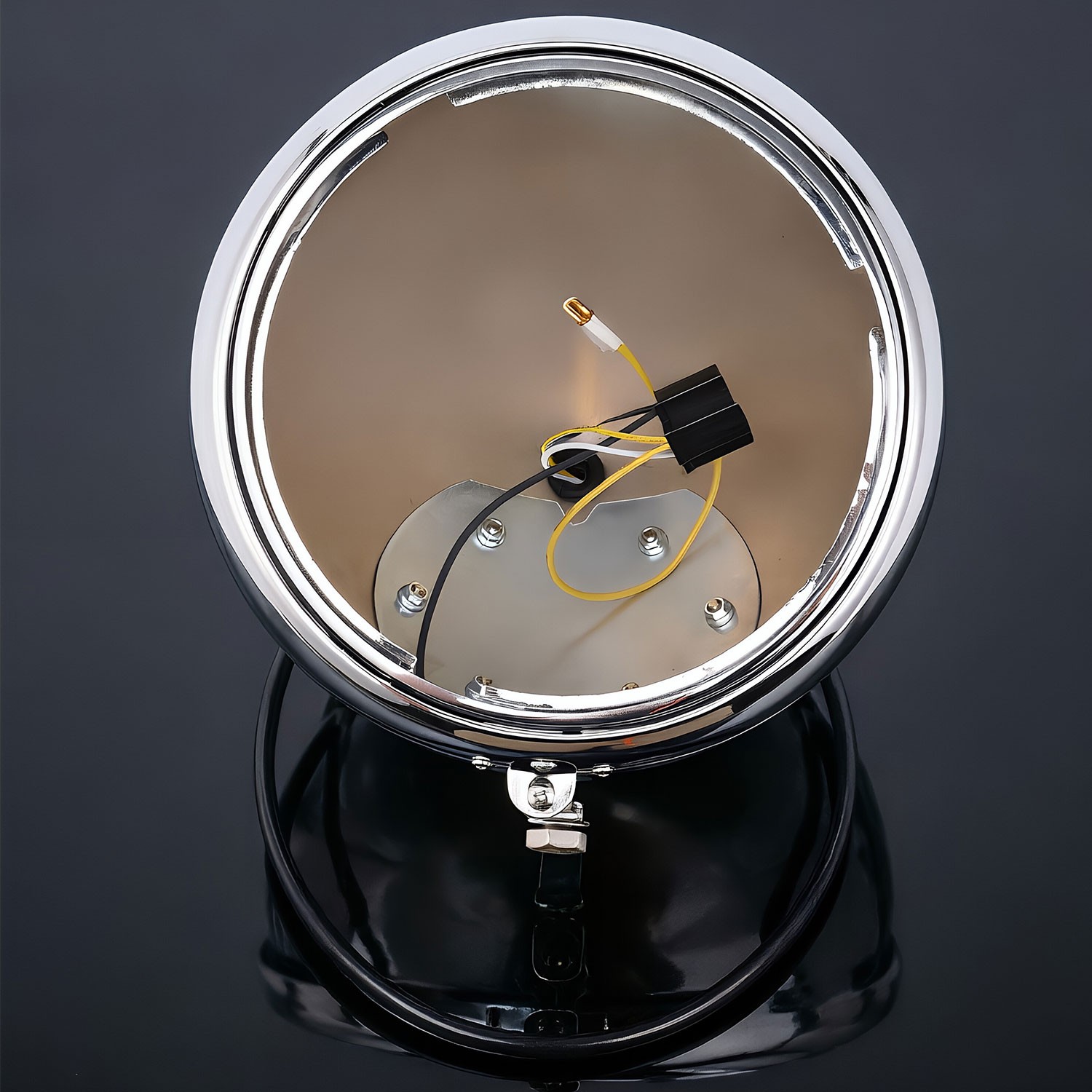 7″ Headlight Housing Light Bulb Bucket Fit For Harley Heritage Softail 86-11 USA