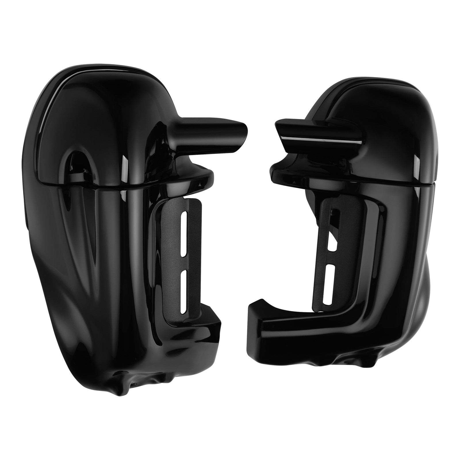 2x Lower Vented Leg Fairing Speaker Box Pods Fit For Harley Touring 1983-2013