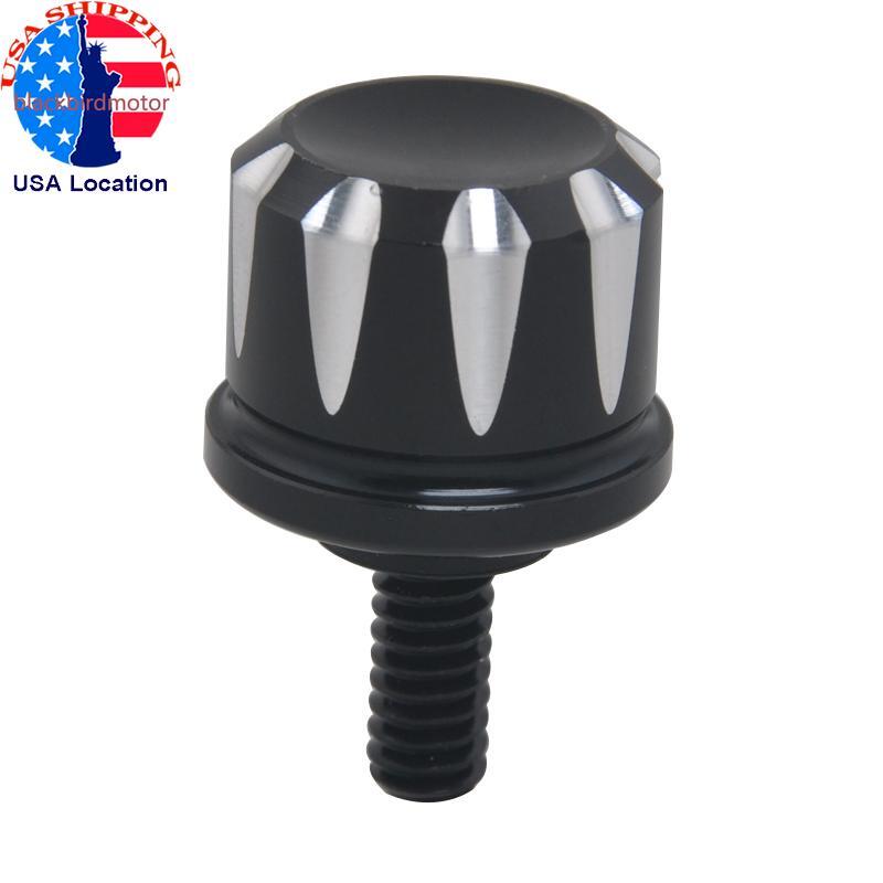 Aluminum Edge Cut Black Rear Seat Bolt Screw For Harley Sportster Road Glide USA