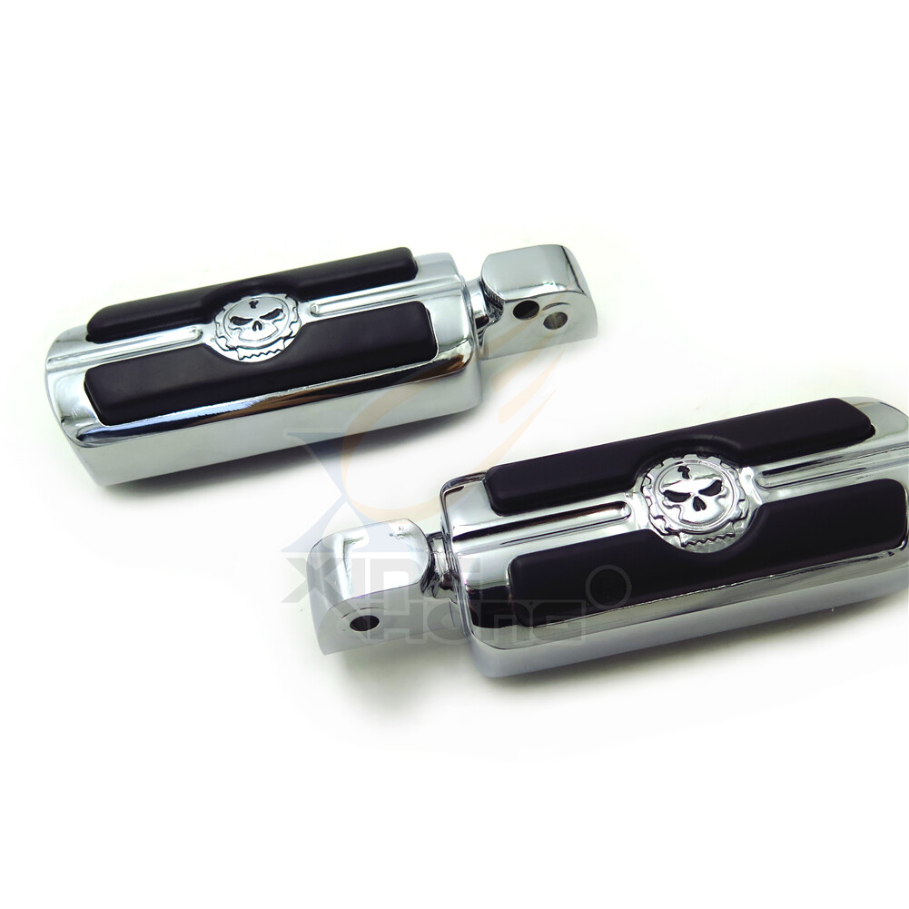 Custom Skull Footpeg For Yamaha 1999-2009 V-Star 1100 (Rear) V-Star 650