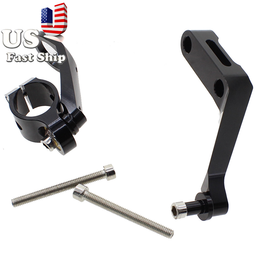 CNC Steering Damper Stabilizer Linear +Bracket Mount For CBR954RR 2002-2003