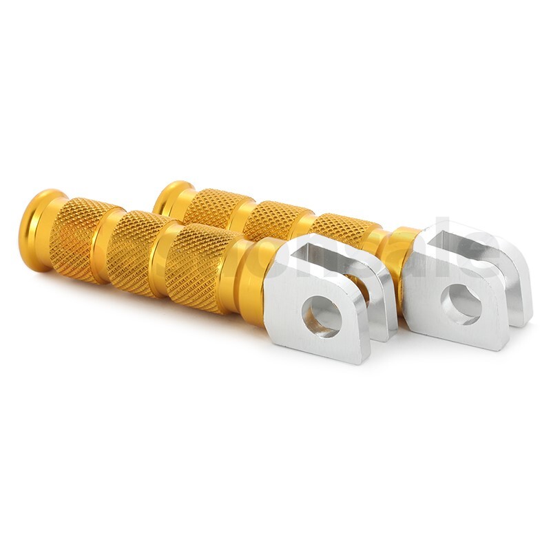 [SASA] Compatible With Suzuki Gold CNC Billet Anodized FRONT Foot Pegs