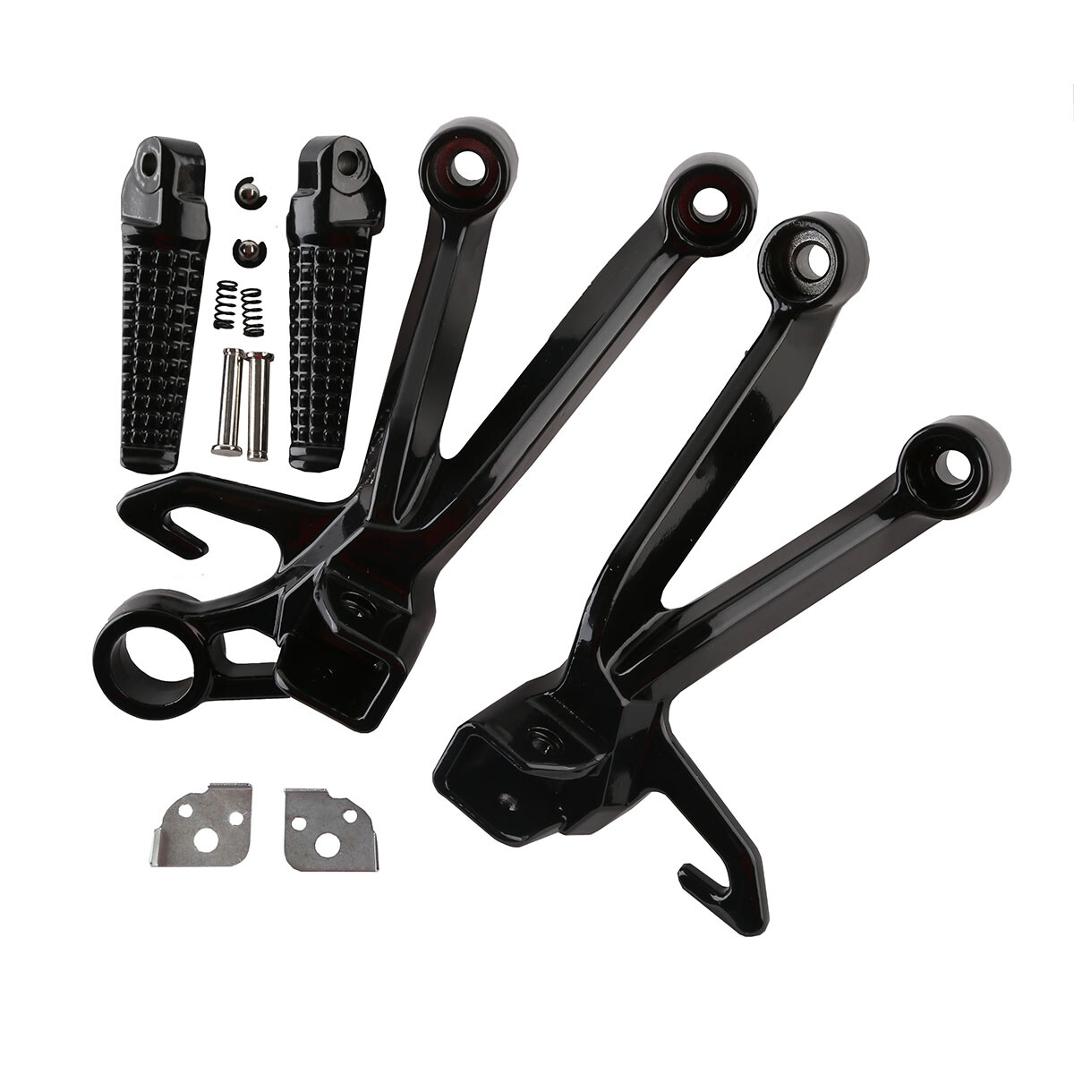 Rear Passenger Footpegs Pegs Footrest Bracket Fit For Suzuki GSXR1000 2003-2004