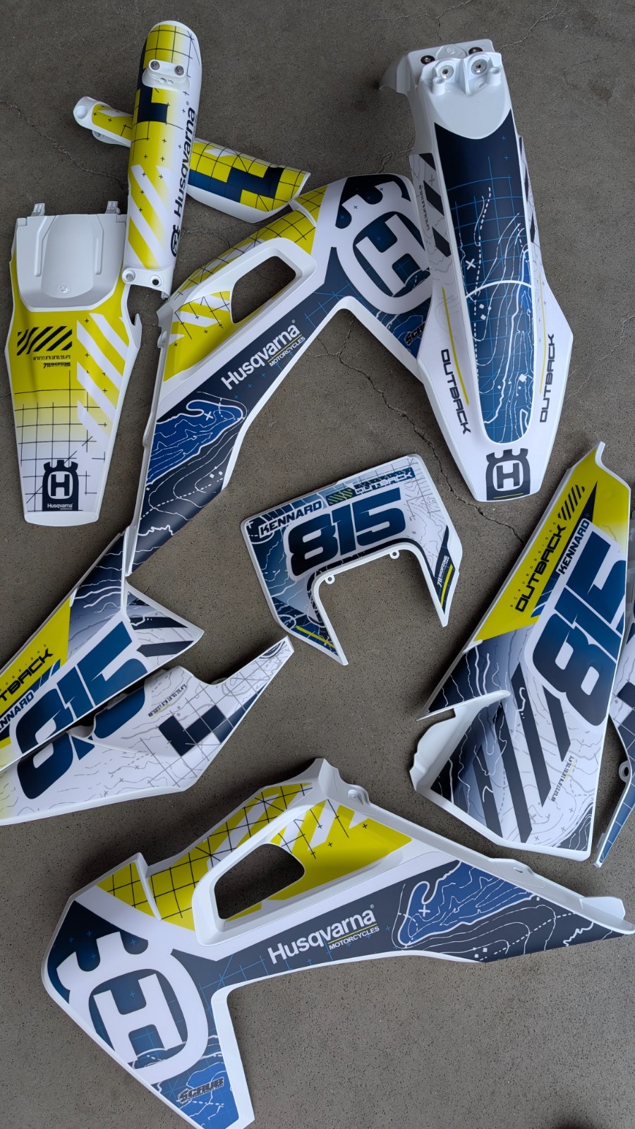 Plastics + Graphics Husqvarna TE FE 2020 2021 2022 2023
