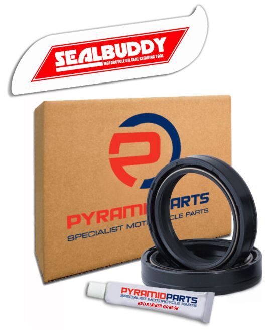 Fork Seals & Sealbuddy Tool for KTM 420 Enduro GS 1984 on