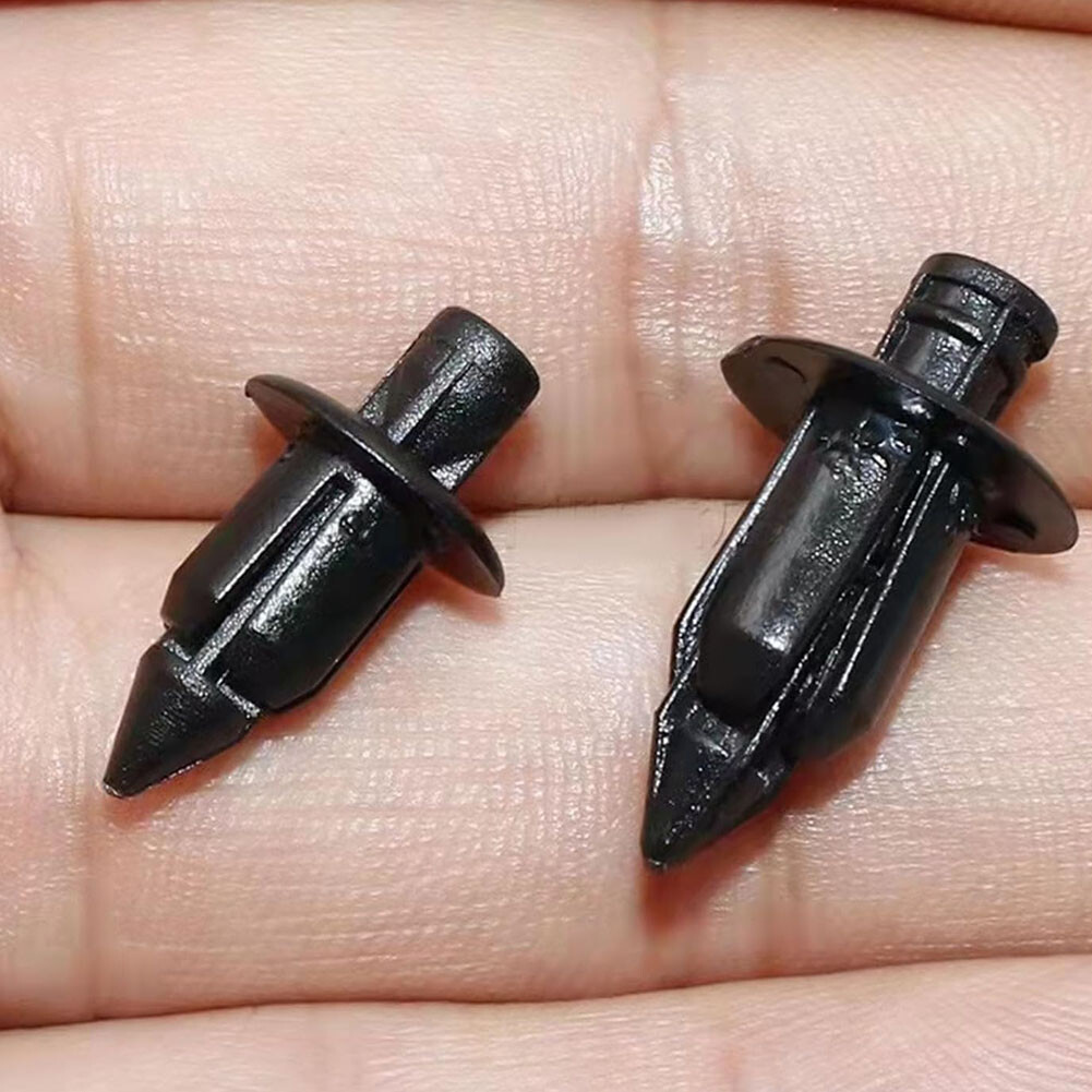 80PC ATV Motorcycle Sportsbike Plastic Fender Clips Body Rivets Push Pin Fairing