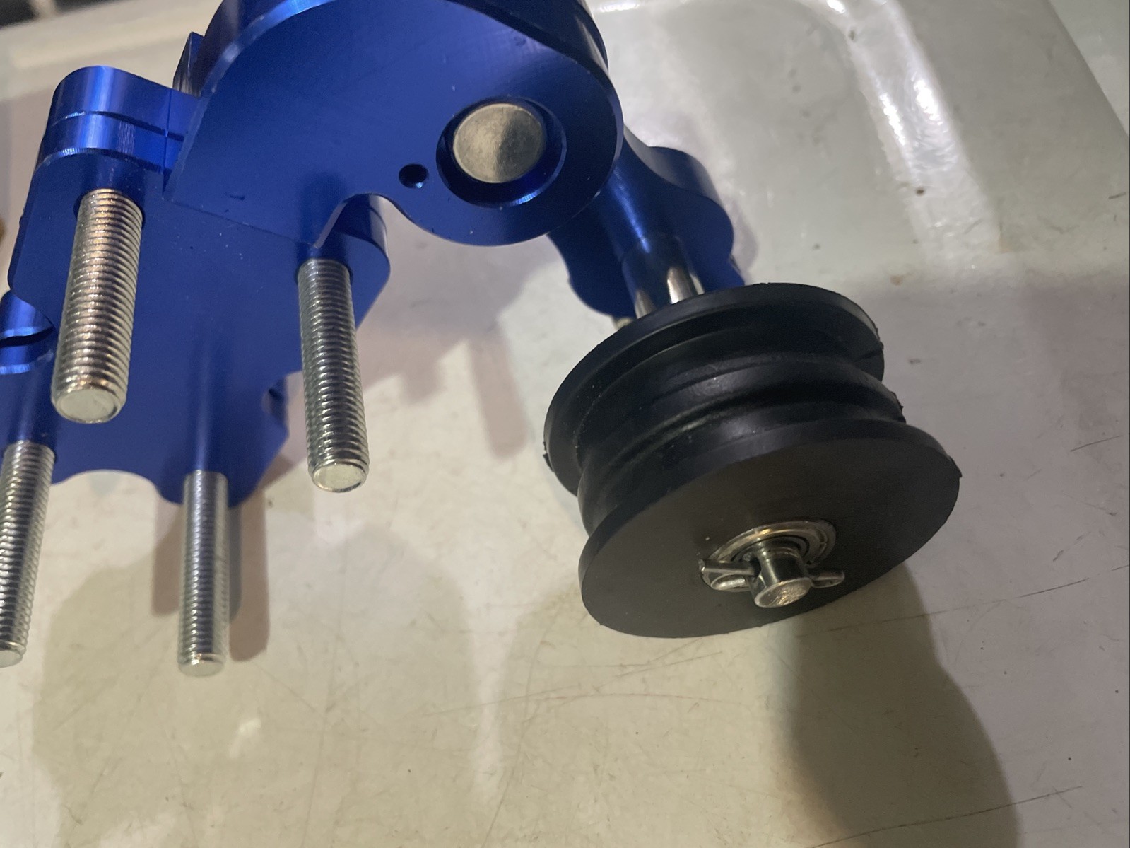 Universal Motorcycle Automatic Chain Tensioner Adjuster Roller Aluminum