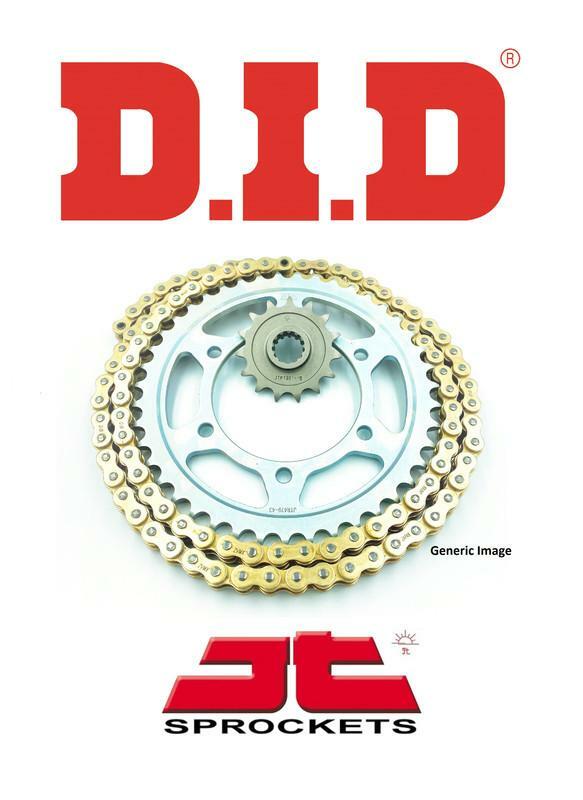 Suzuki GS550 L D-G 83-86 DID 530 ZVMX Gold X-Ring Chain & JT Sprocket Kit
