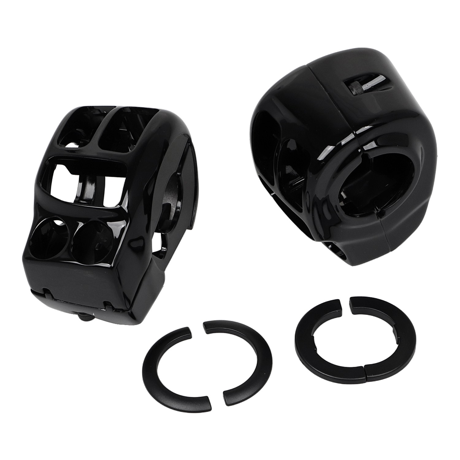 Gloss Black Handlebar Control Switch Housings For Harley 2014-2023 Touring Trike