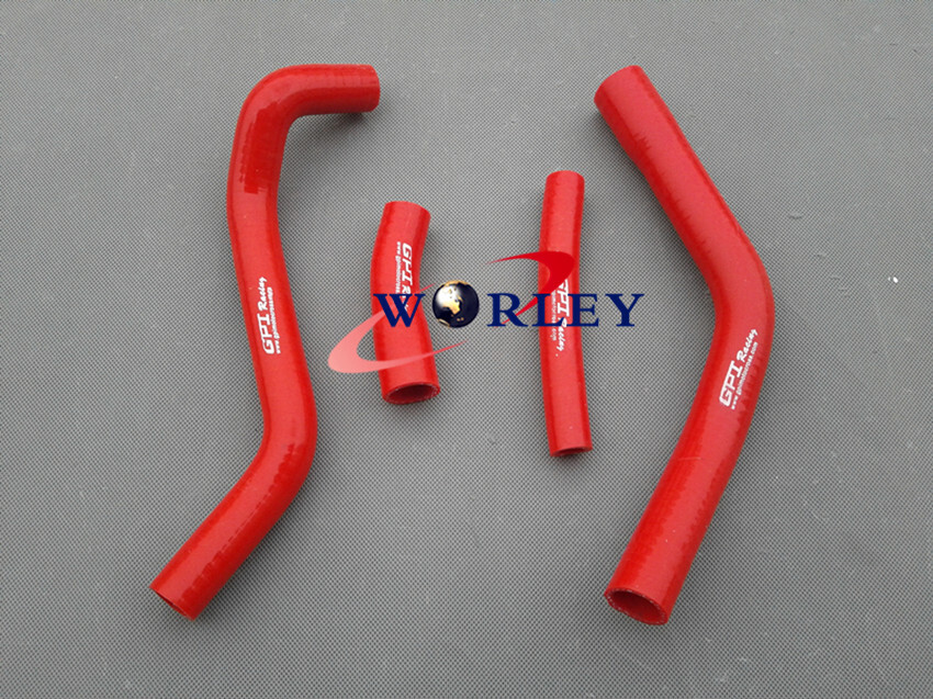 Red Silicone Radiator Hose for Yamaha YZ450F 2014-2017; YZ250F YZF250 2014-2018