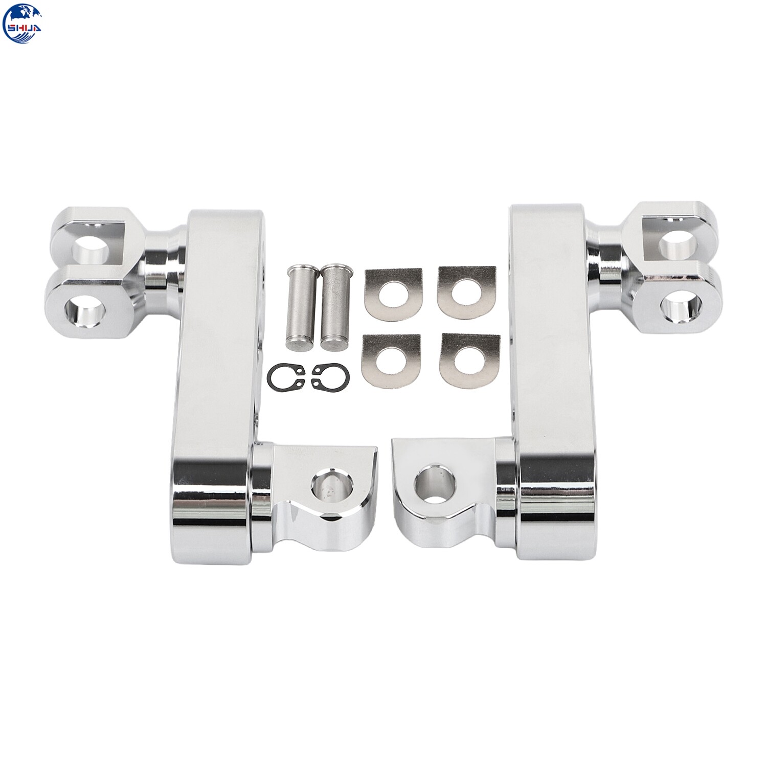 Chrome Foot Peg Male Mount Extensions For Harley Sportster XL 883 1200 Road King