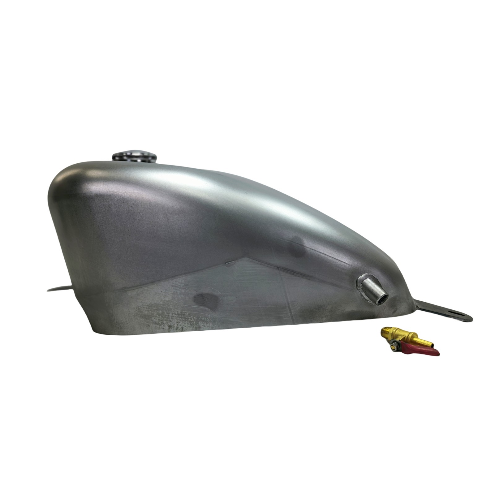 1X Motorcycle Silver Fuel Tank Oil Tank For Honda Shadow 1100 VT1100 2004-09 9L