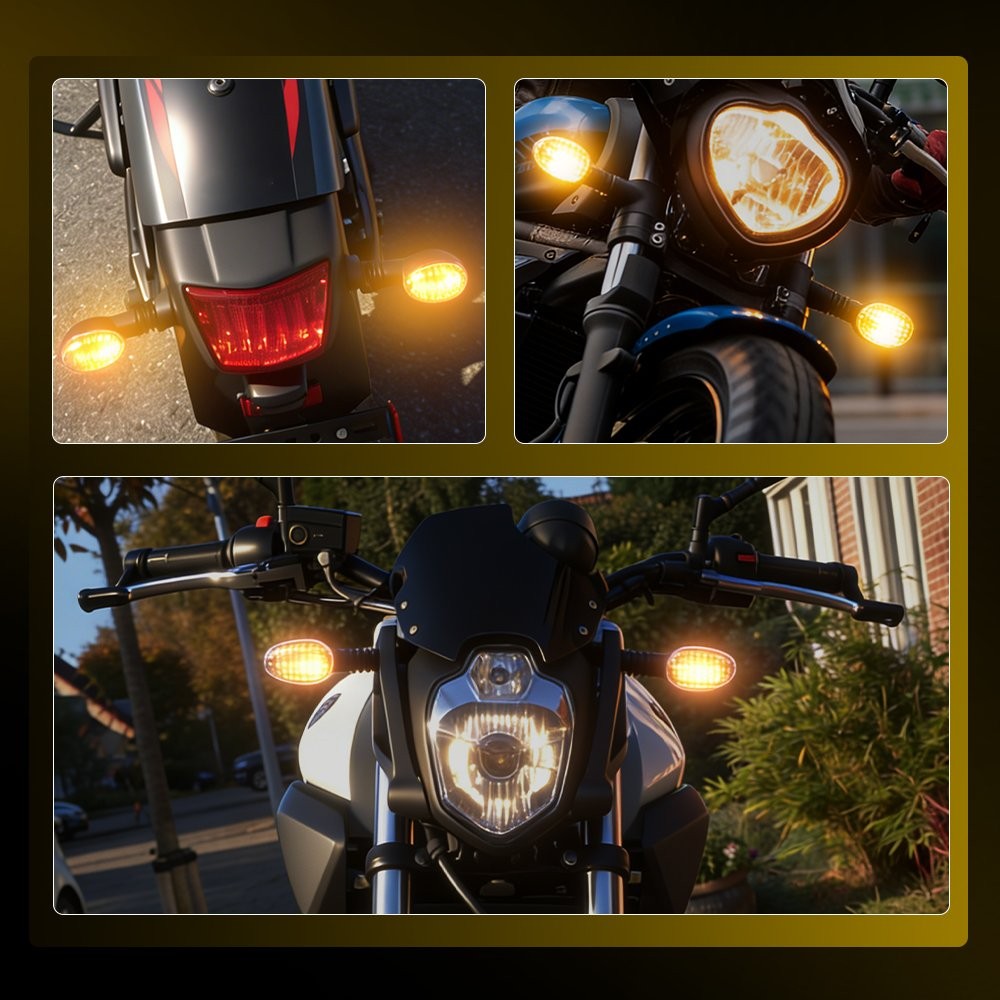 2X Clear Lens Turn Signal Light Indicator Blinker For KAWASAKI KLX125L 2013-2016