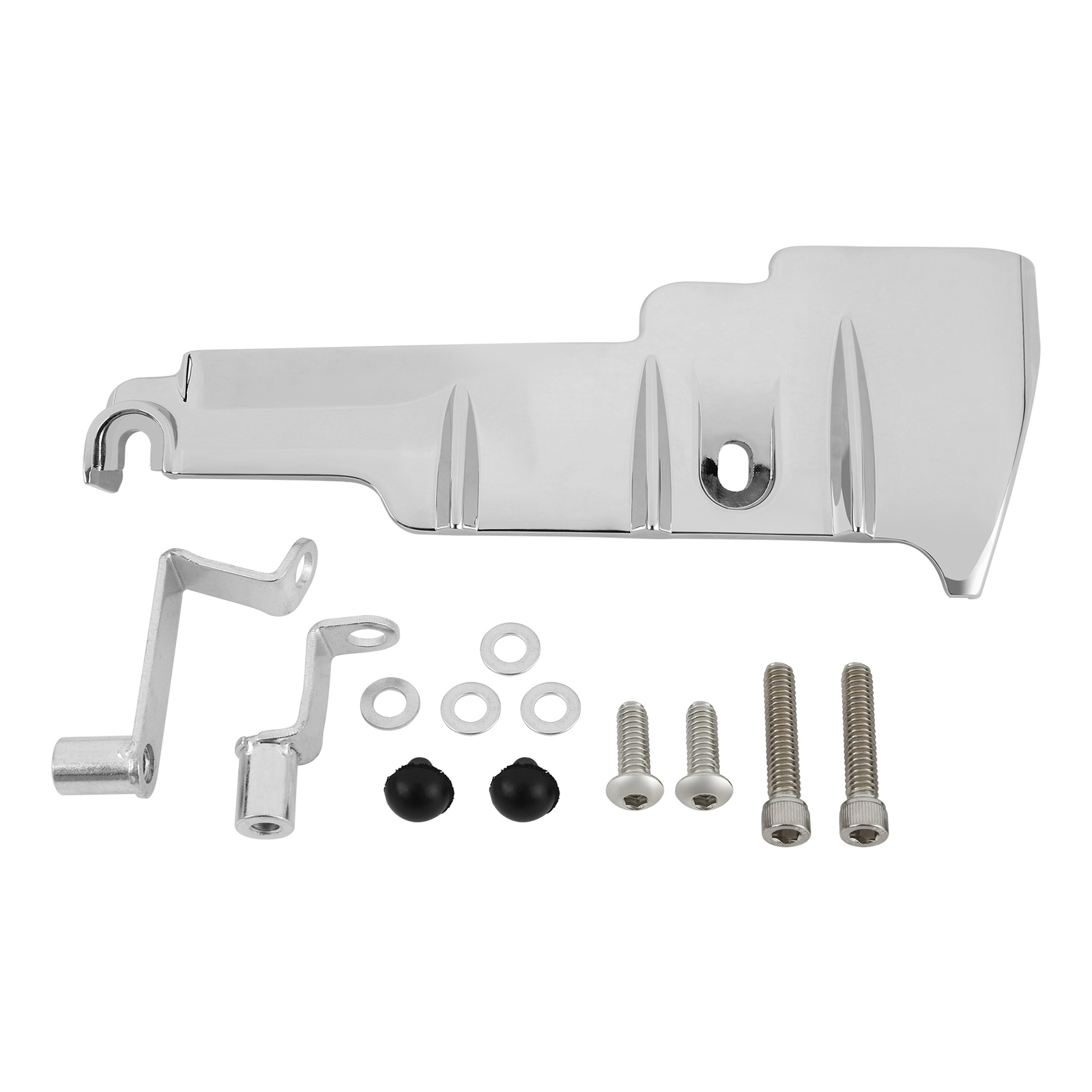 Chrome Rear Cylinder Engine Base Cover Trim Accent Fit For Harley Touring 09-16