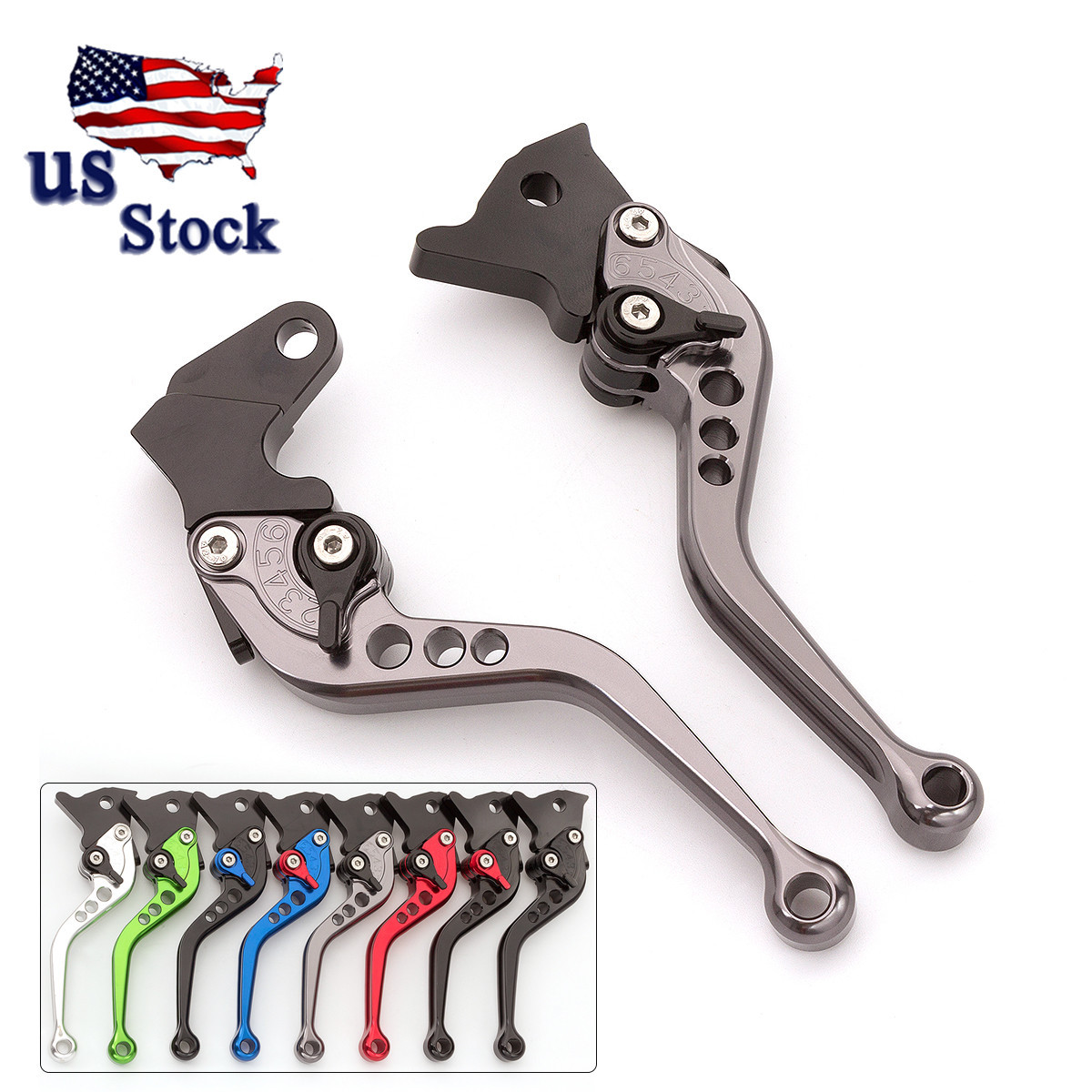 CNC Adjustable Brake Clutch Levers Set For Yamaha Warrior YFM350 2002-2003 2004