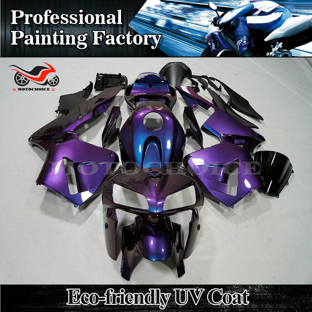 Chameleon Blue Purple Painted Fairing Kit for Honda CBR600RR 2005 2006 Bodywork