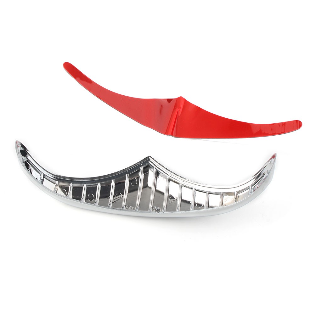 Motorcycle Chrome Front Fender Leading Edge Accent Trim for Harley