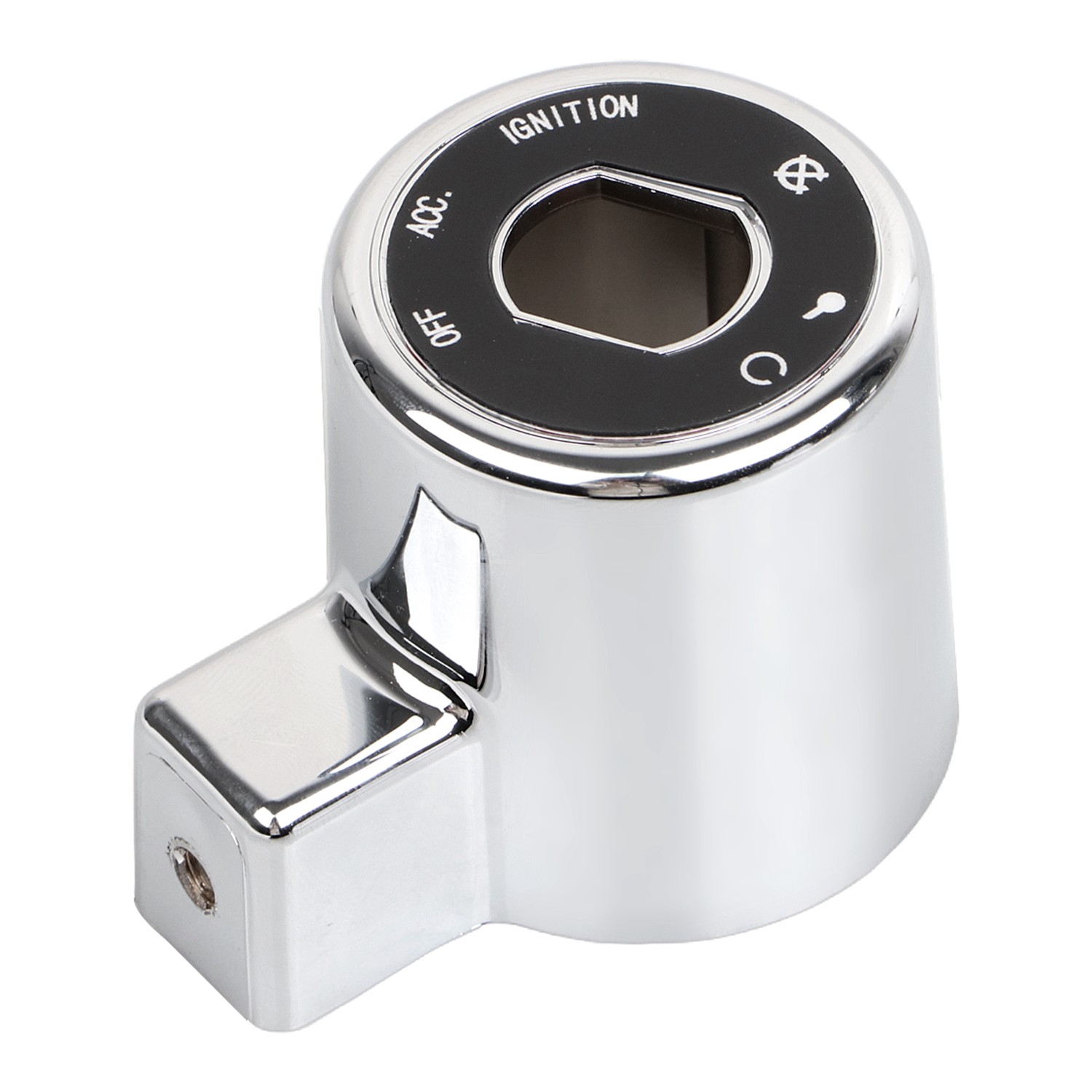 ABS Plastic Chrome Ignition Switch Cover Cap Chrome For Harley Iron 883 XL883N