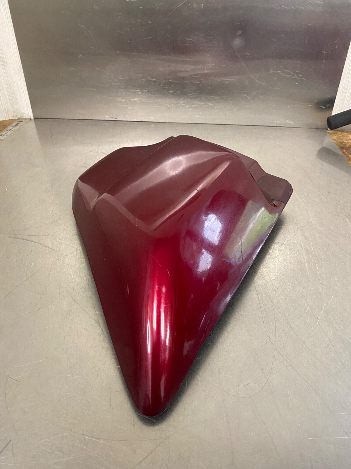 2004 Harley Davidson Road King Custom FLHRS Right Side Cover Lava Red Sunglow
