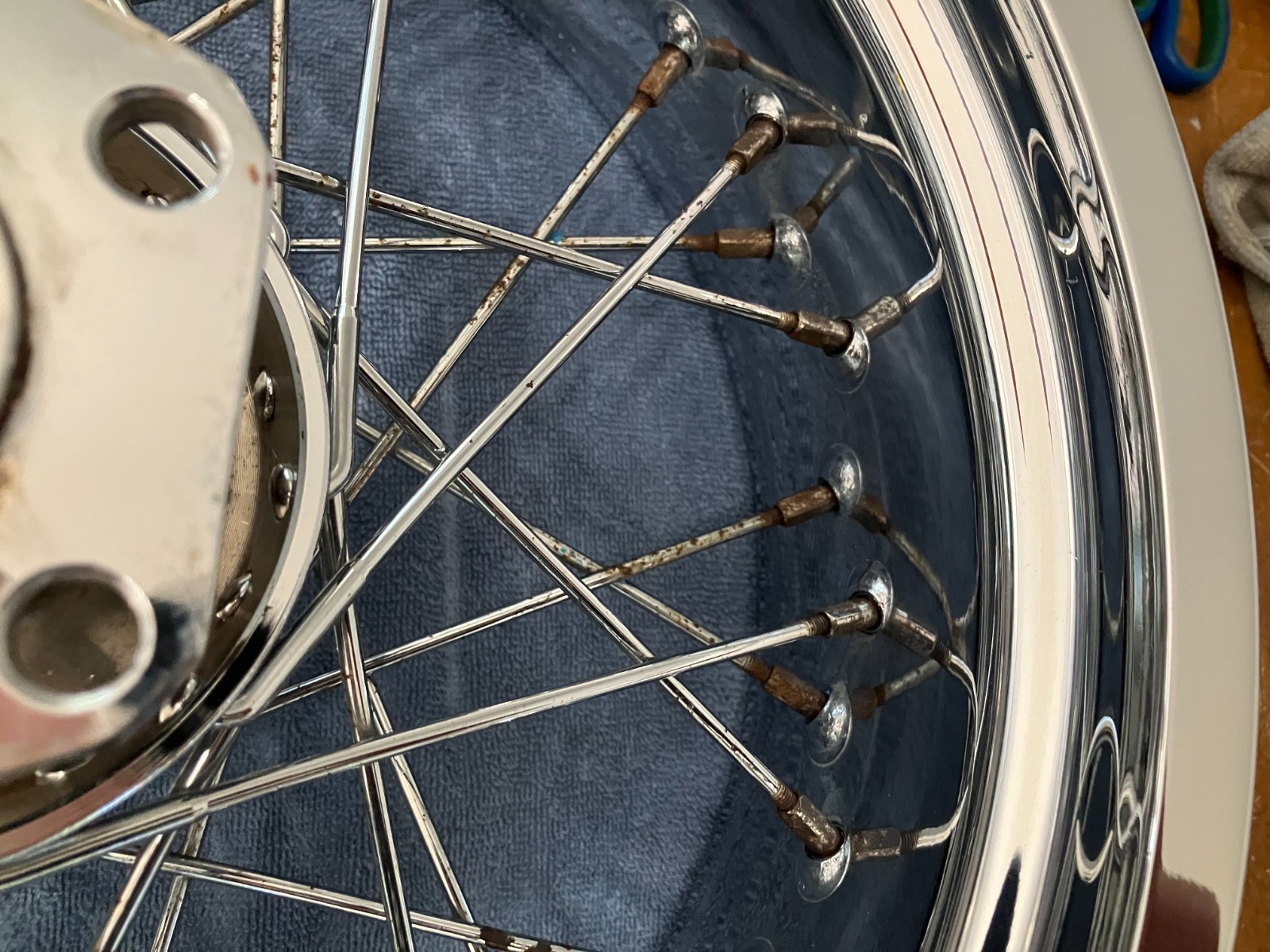 harley shovelhead panhead chopper RK EXCEL 40 spoke 16×5.50 rear wheel vintage