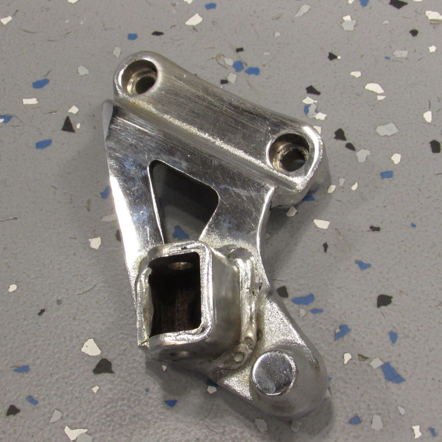 1987 CMX450 LEFT Side Front Driver Foot Peg BRACKET ’87 Rebel 450 Rider Step