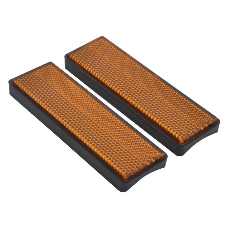 Motorcycle Universal Yellow Front Fork Leg Reflectors for Ducati Dirt Bikes ATV