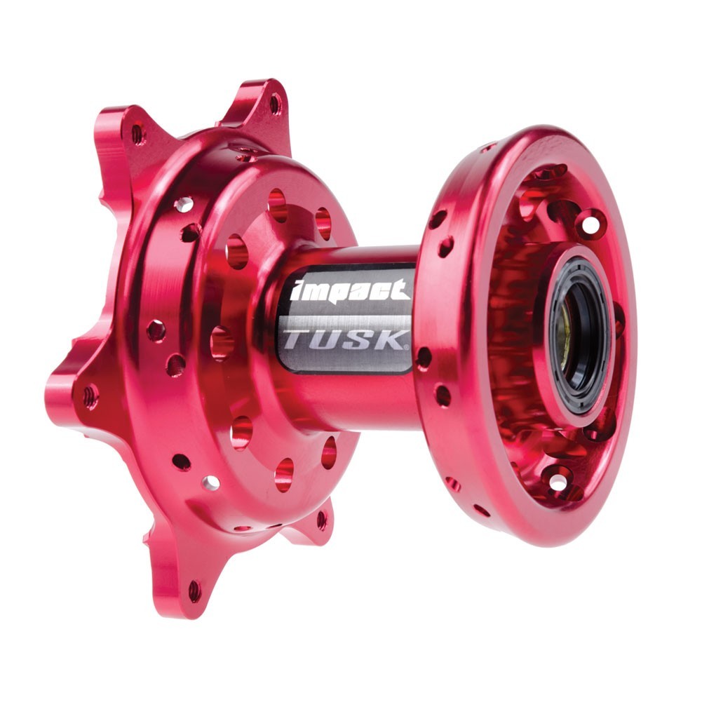 Tusk Impact Motorcycle Hub – Front Red for HONDA CR and CRF Models