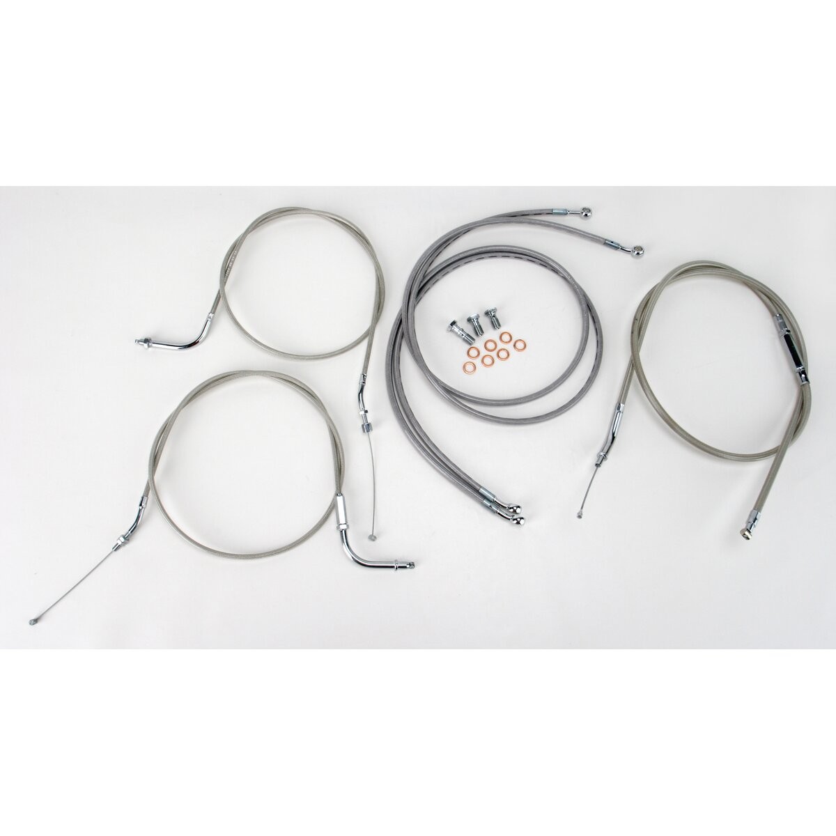 Baron Custom Accessories 12 in. Handlebar Cable and Line Kit – BA-8022KT-12