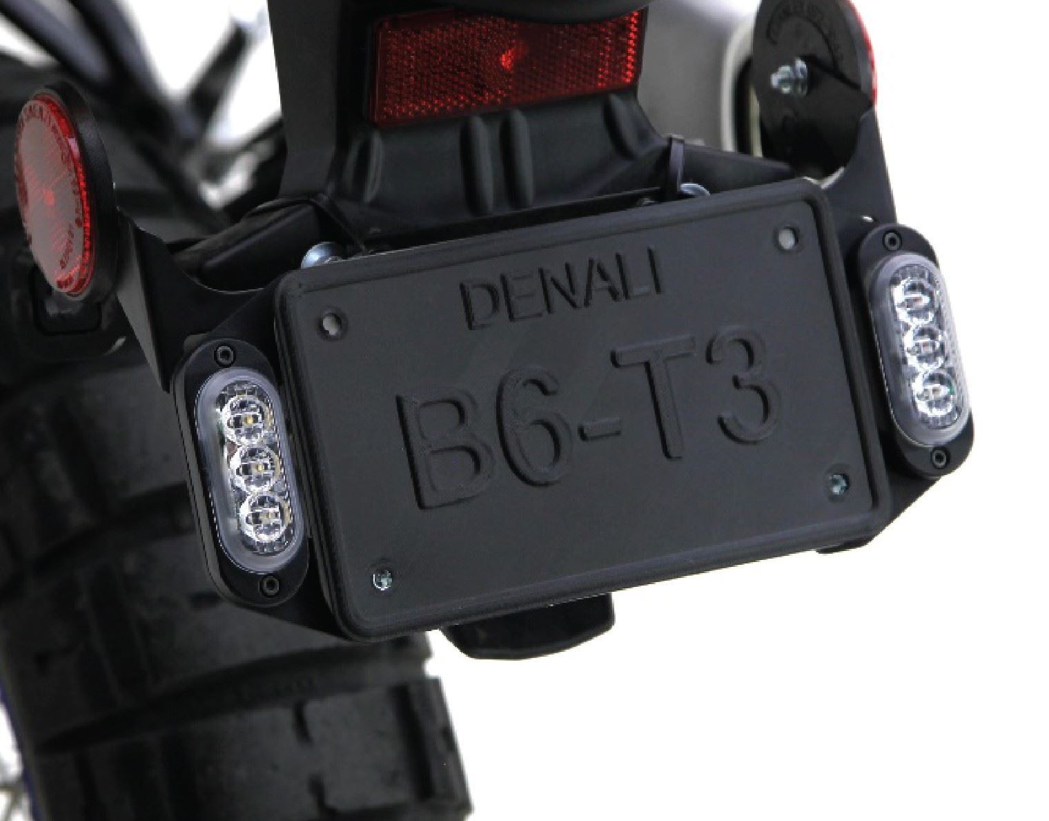 Denali T3 Signal Pods Rear License Plate Kit Yamaha XJ6-Diversion F-FZ6R 10 – 16