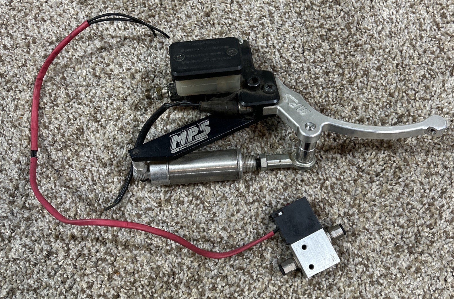 MPS Racing Air – Hydraulic Clutch Assembly Lever & Electric Air Valve