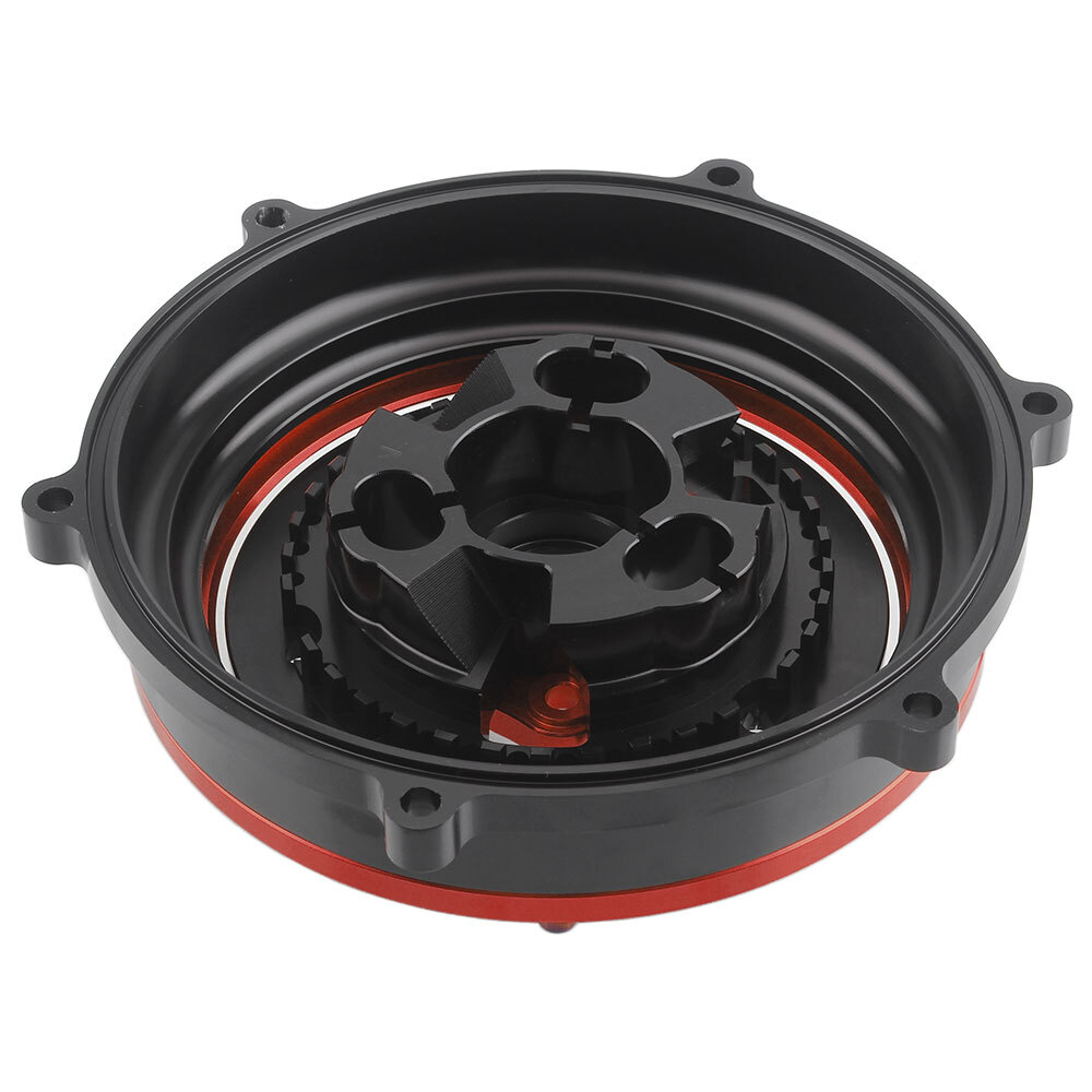 CNC Racing Clear Clutch Cover & Spring Retainer Kit For Ducati Multistrada V4 S