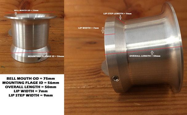 HONDA SHADOW 600 VLX600 VT750 54mm SHORTY Velocity Stack Machined 1999 up VLX